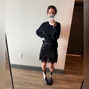 NWT Zara Sequin Skirt, XS